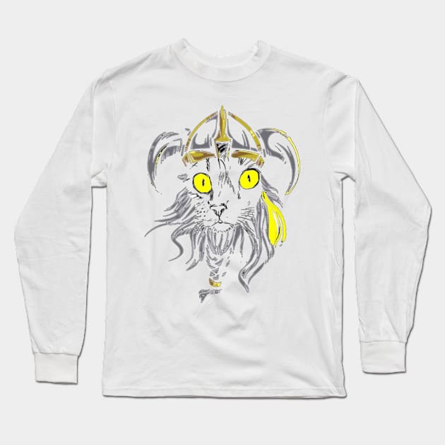 CAT VIKINGO Long Sleeve T-Shirt by CATUNIVERSE